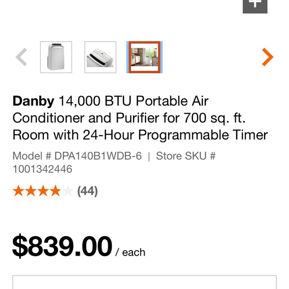 Danby 3 in 1 air conditioner - Picture 3 of 7
